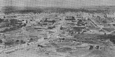 Foto de la Ciudad de Salta, desde el Cerro San Bernardo, a fines del siglo pasado.