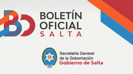 Foto logo Boletin Oficial del Gobierno de Salta.