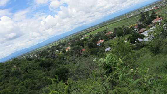 Foto de la vista de Campo Quijano, Salta.