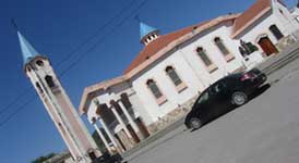 Foto de la iglesia de Cerrillos, provincia de Salta.
