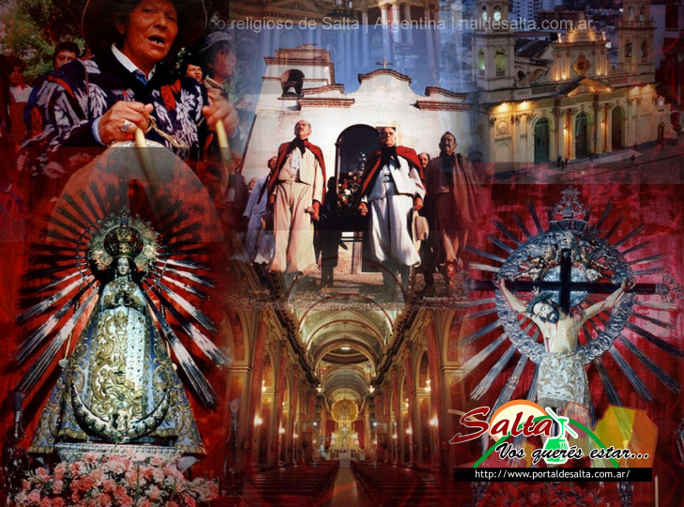 Unsplashed imagen del mosaico religioso para el Milagro de Salta