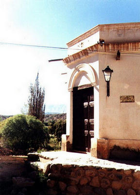 Imagen de la casa de Oliver en Cachi, provincia de Salta.