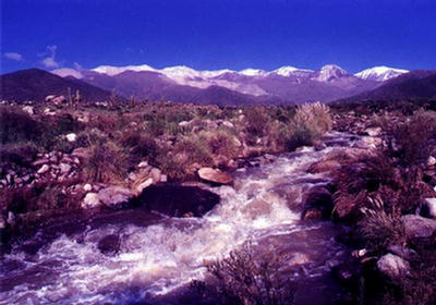 Imagen de uno de los ríos de Cachi, provincia de Salta.