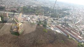 Foto de la ciudad de Salta desde el teleférico del cerro San Bernardo.