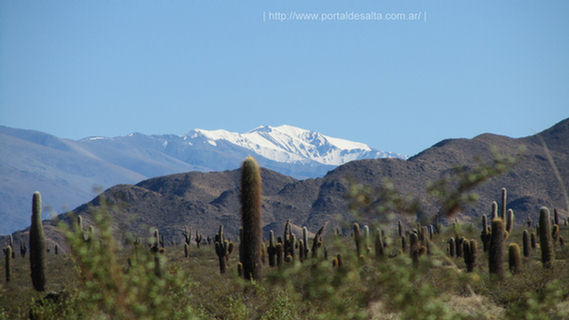 Foto de la montaña Nevada de Cachi, Salta.